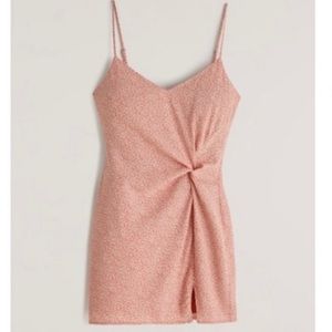 A&F Side-Draped Slip Mini Dress